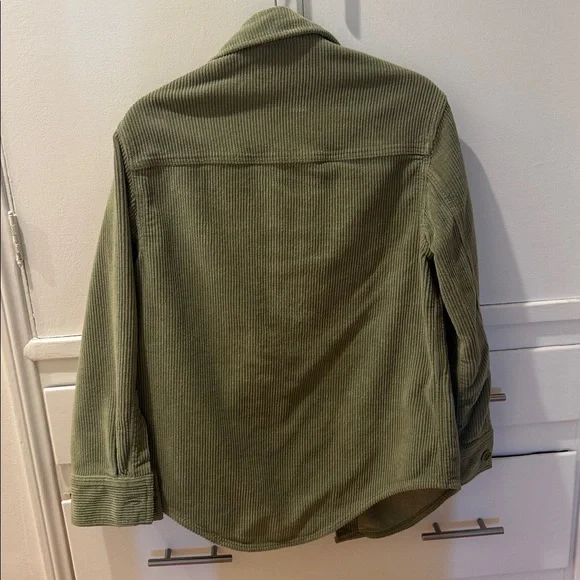 Reformation artichoke Green Corduroy Jacket size xs - Picture 5 of 8